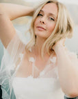 Adorable A-Line Tulle Wedding Dress With Appliques And Square Neckline