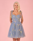 Aline Short Sweetheart Tulle Floral Homecoming Dress