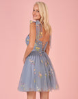 Aline Short Sweetheart Tulle Floral Homecoming Dress