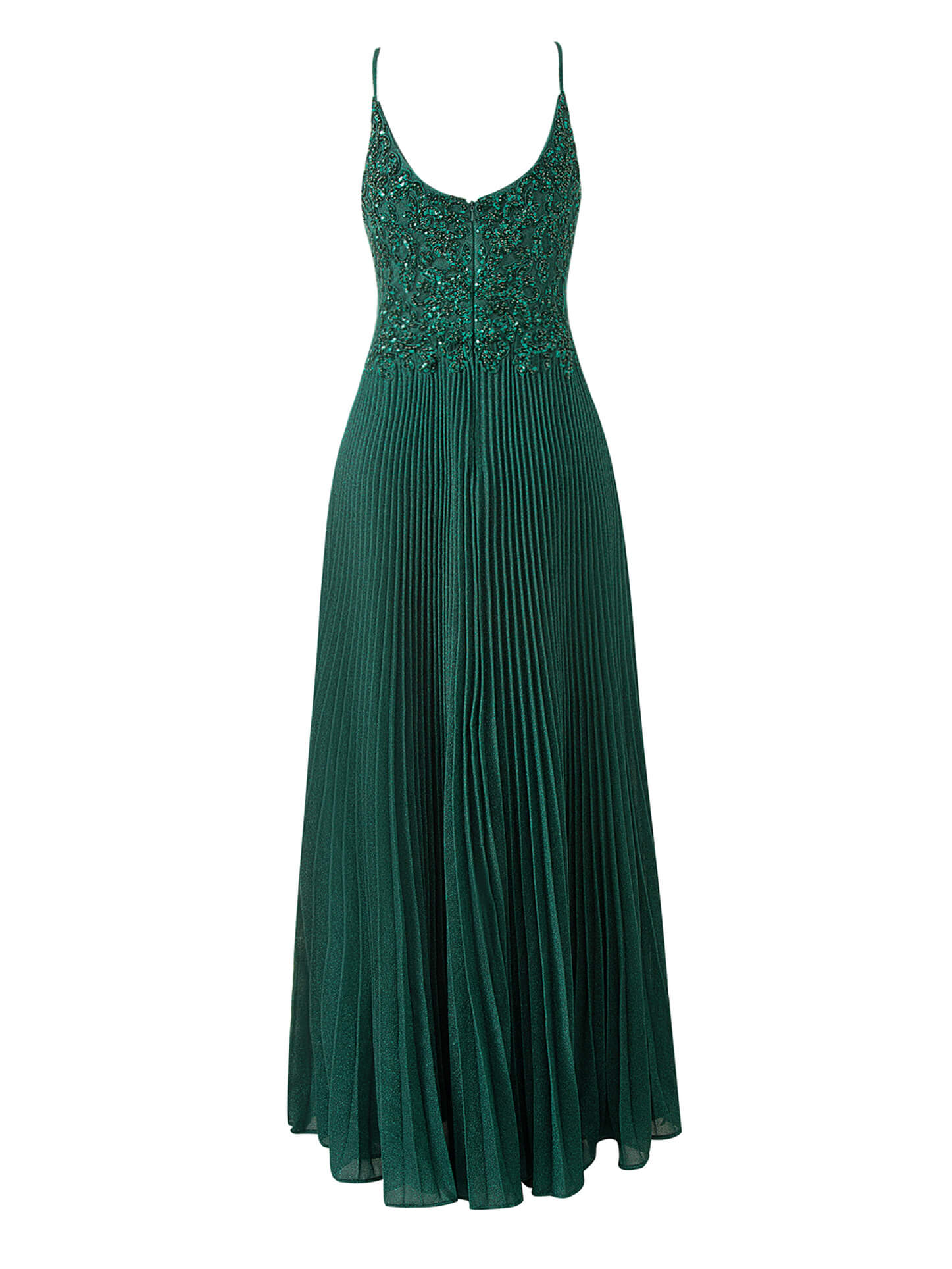 A-line Floor Length Glitter Jersey Prom Dress with Appliques and Sequins