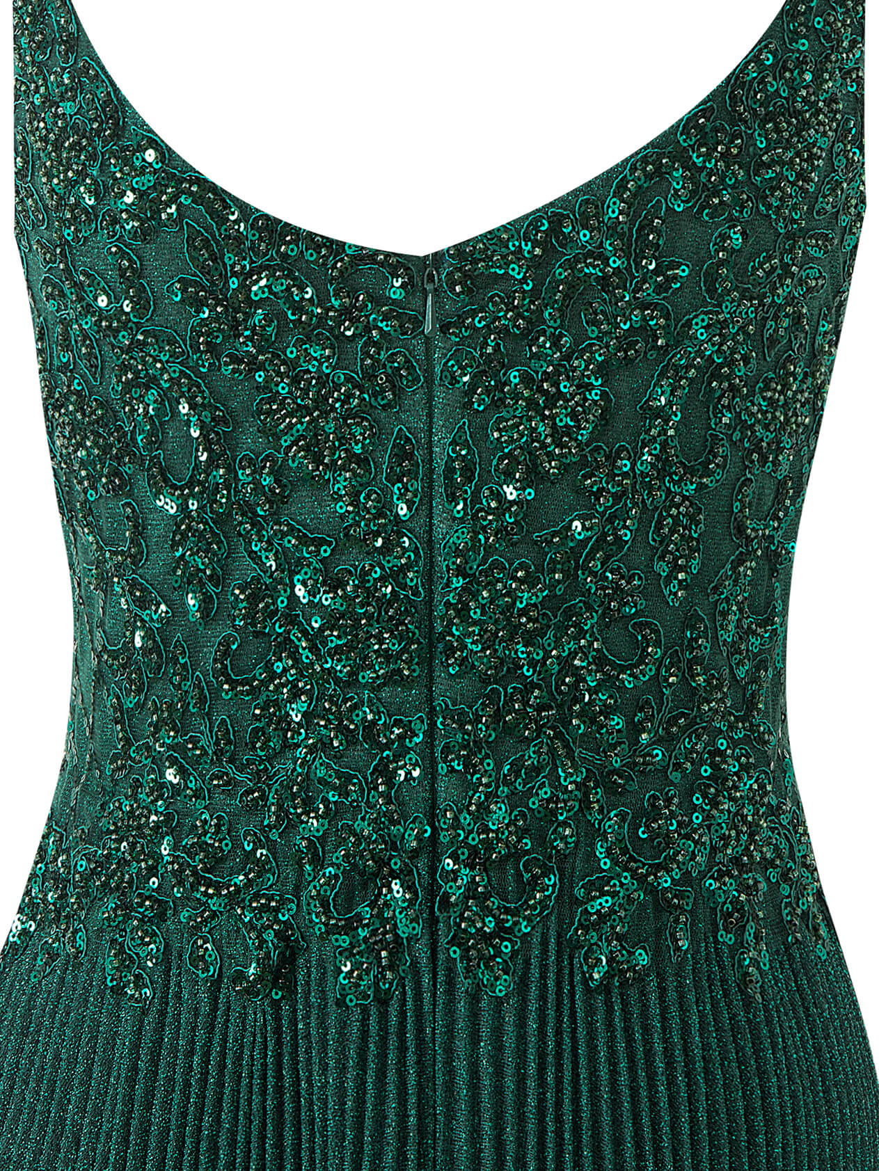 A-line Floor Length Glitter Jersey Prom Dress with Appliques and Sequins