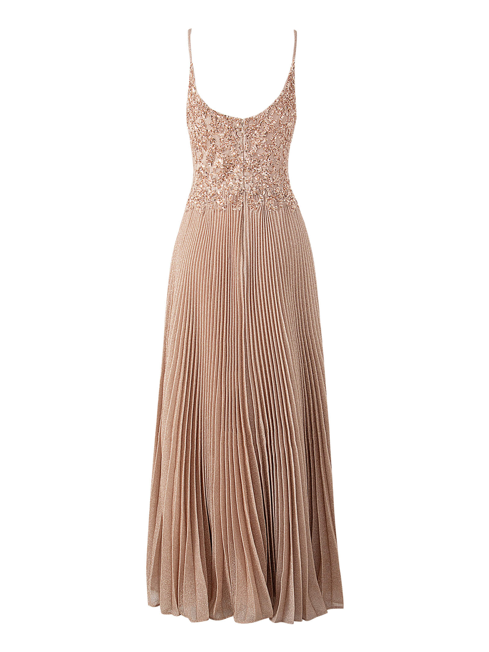 A-line Floor Length Glitter Jersey Prom Dress with Appliques and Sequins