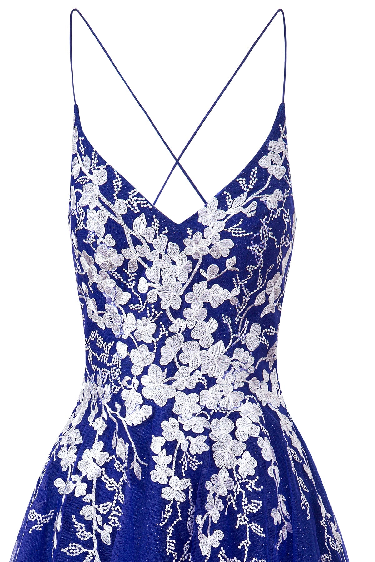 Aline Short Glitter Tulle Homecoming Dress with Appliques