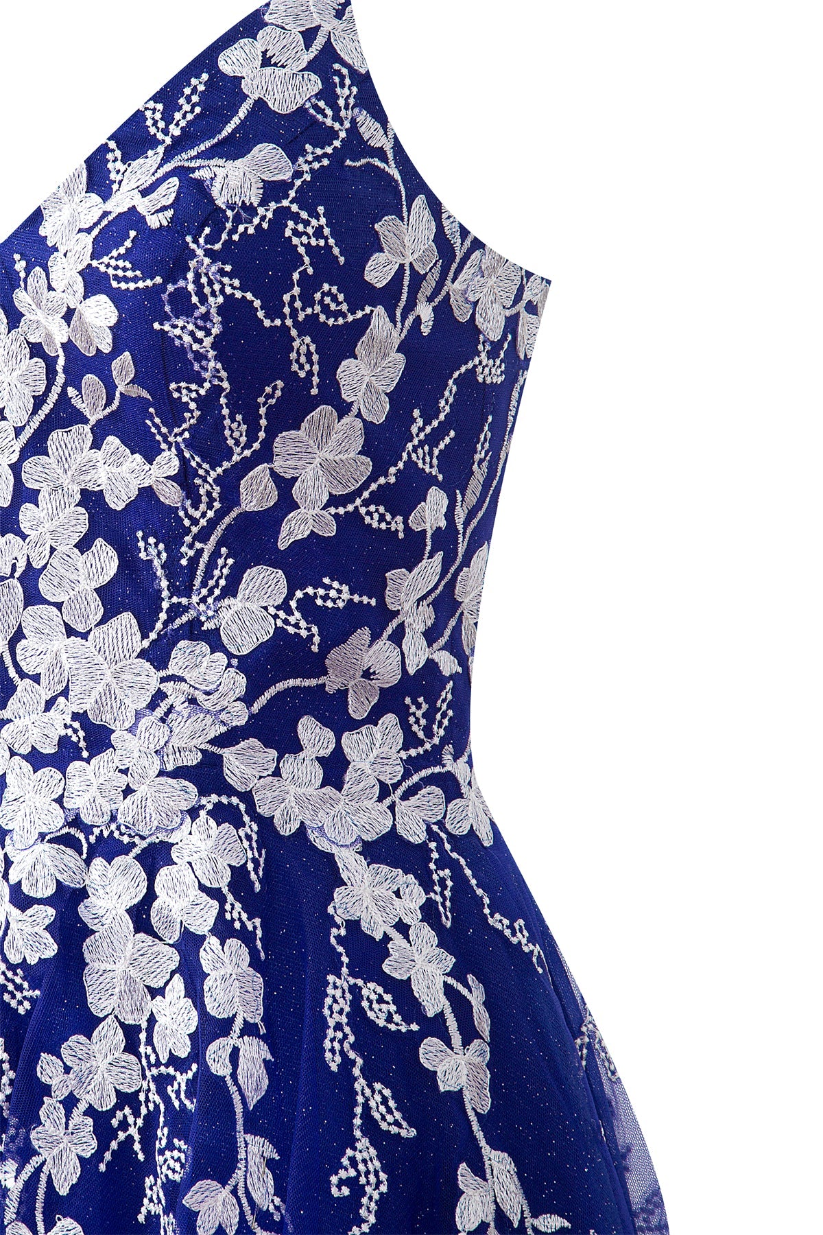 Aline Short Glitter Tulle Homecoming Dress with Appliques