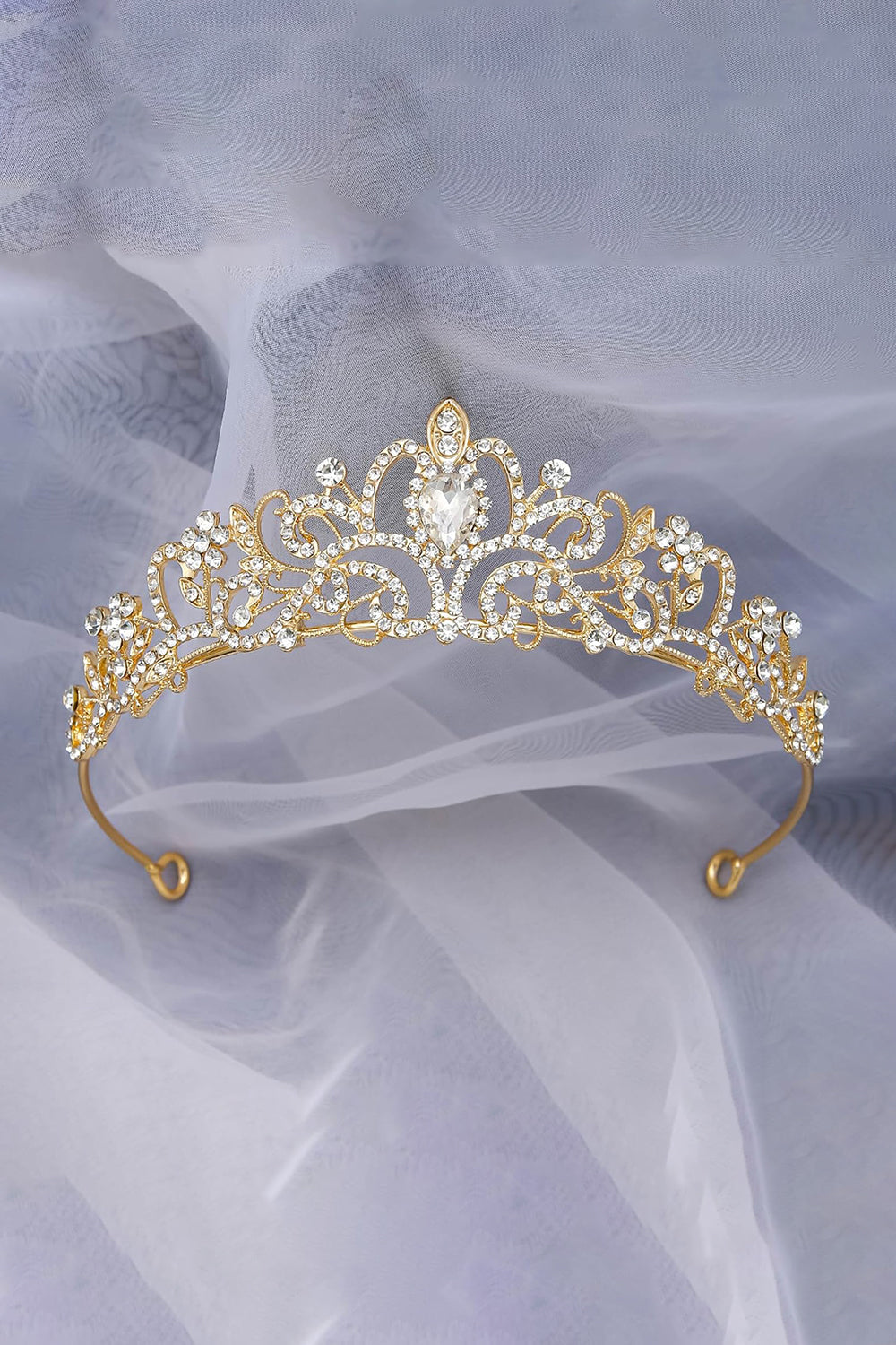 Gold Tiara Crowns for Women