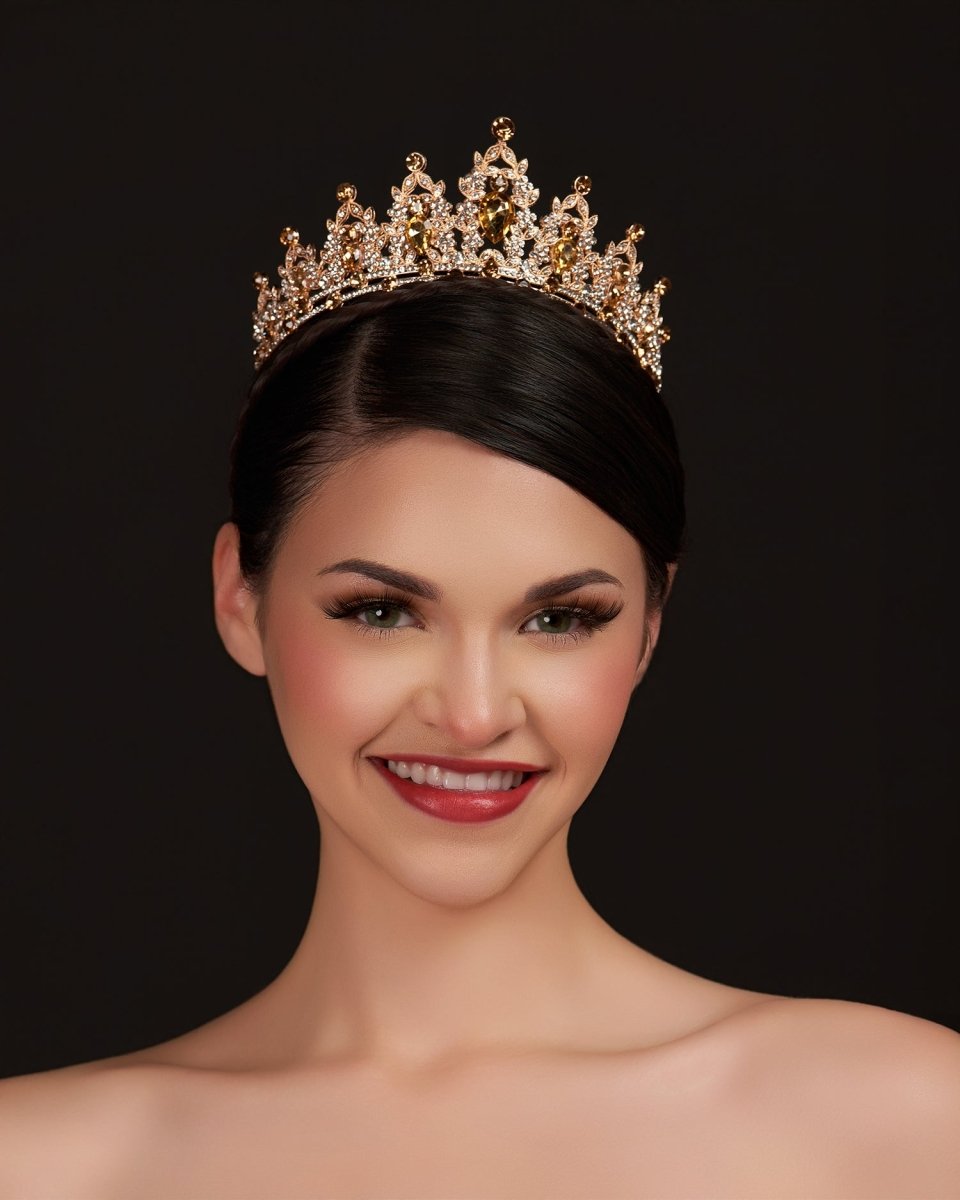 Rhinestone Crystal Tiara - KissProm