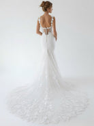 KissDress-Fairy Mermaid Sweetheart Lace Wedding Dresses with Appliques
