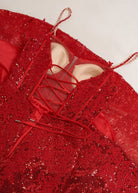 Kairi |Mermaid Spaghetti Straps Appliques Prom Dress with Slit - KissProm