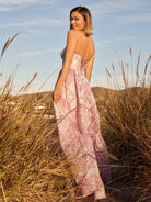 Delice | A - Line Sweetheart Floral Printed Long Prom Dresses - KissProm