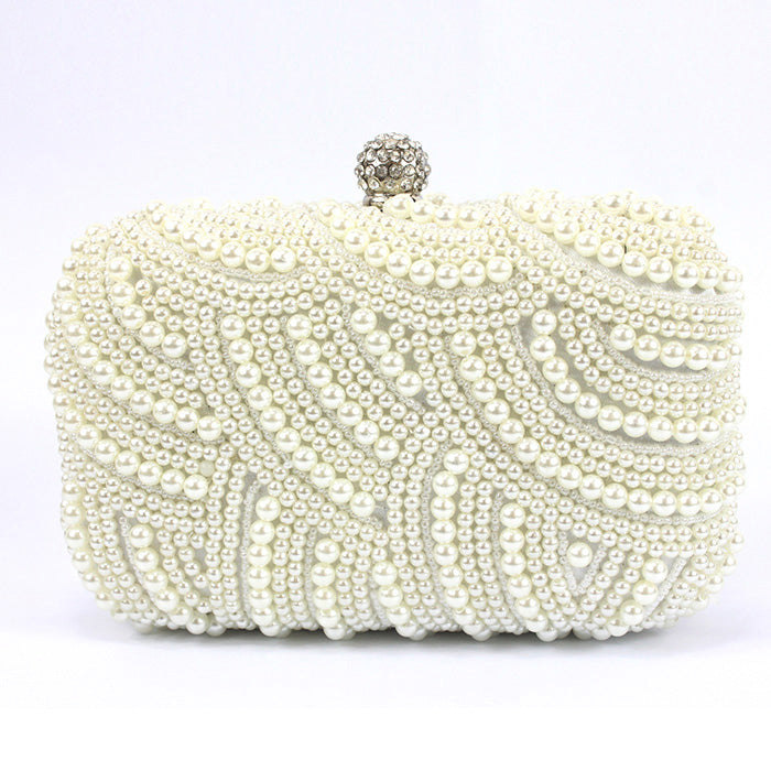 Amazing Pearl With Crystal/Rhinestone Chain Clutches