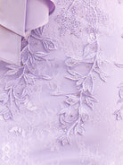 Anne |Sheath Sweetheart Lace Bow Short Homecoming Dress with Puff Sleeves - KissProm