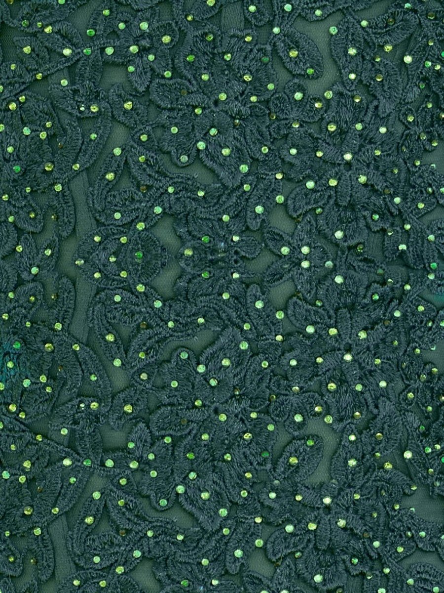 Audrey | Bodycon Dark Green Spaghetti Straps Short Homecoming Dress with Appliques - KissProm