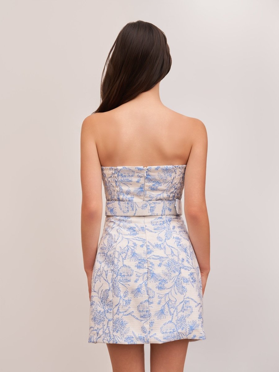Amaryllis | Sheath Strapless Short Homecoming Dress - KissProm