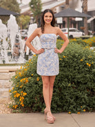 Amaryllis | Sheath Strapless Short Homecoming Dress - KissProm