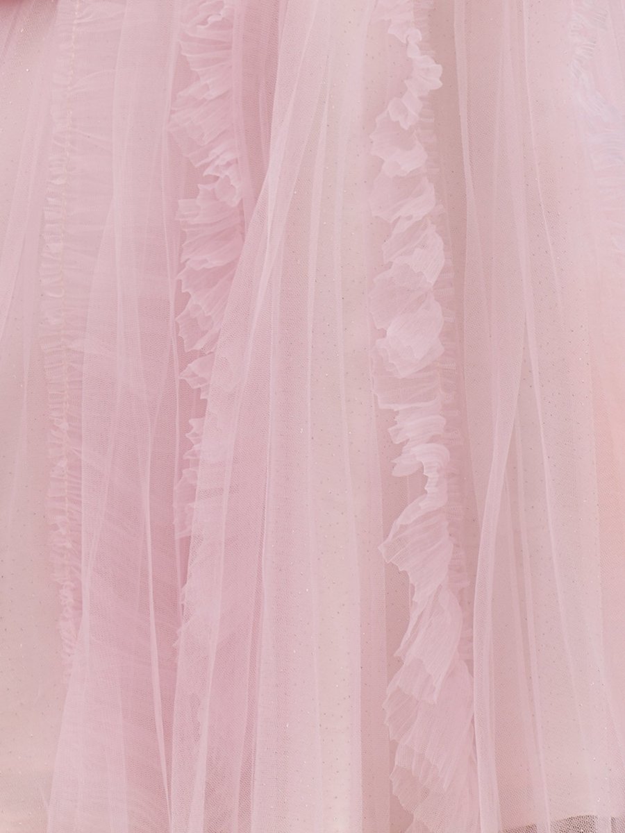 Celeste | A - Line Deep V Neck Ruched Short Homecoming Dress - KissProm