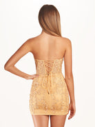 Jasmine | Pink Tight Short Homecoming Dress with Appliques - KissProm