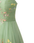 Aline Short Sweetheart Tulle Floral Homecoming Dress