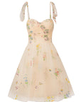 Aline Short Sweetheart Tulle Floral Homecoming Dress