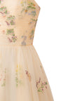 Aline Short Sweetheart Tulle Floral Homecoming Dress
