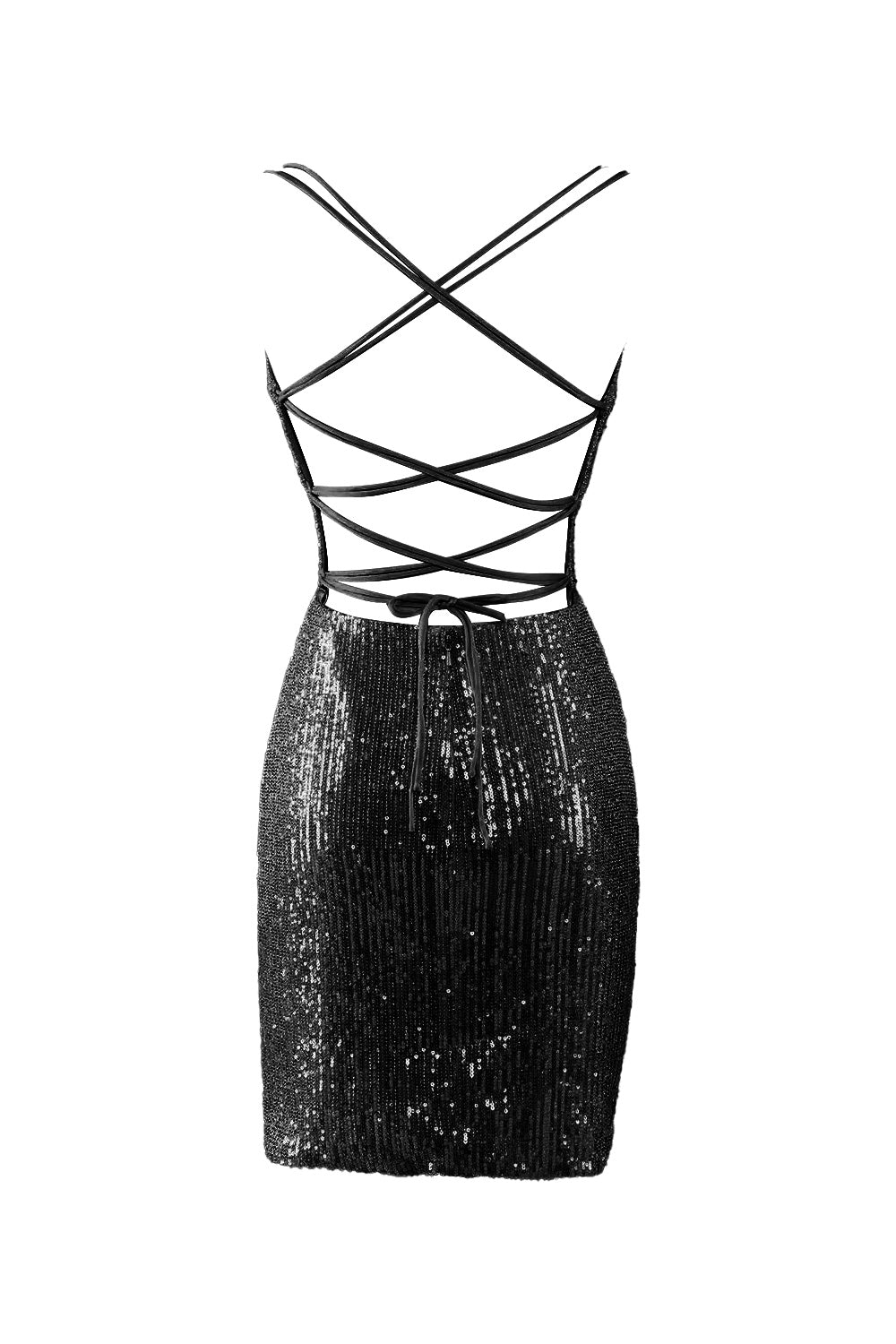 Bodycon V Neck Blue Sequins Homecoming Dress