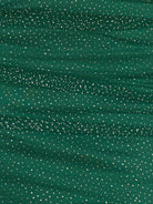 Ioanna | Dark Green Bow Bust Glitter Sheath Homecoming Dress - KissProm