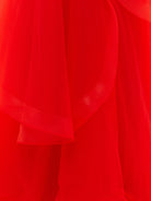 Elisa |Light Pink A Line Strapless Organza Prom Dress - KissProm