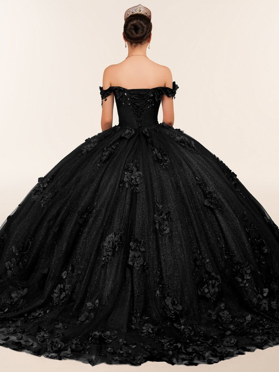 Illa | Ball Gown Organza Sweetheart Burgundy Quinceanera Dress - KissProm