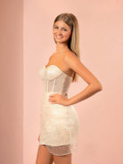 Isadora |Sheath Sweetheart Sequins Homecoming Dress - KissProm