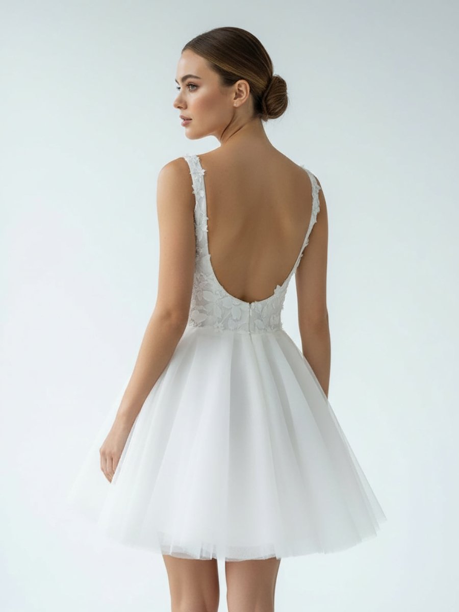 KissDress-Kalina  Elegant A-Line Sweetheart Wedding Dress With Lace