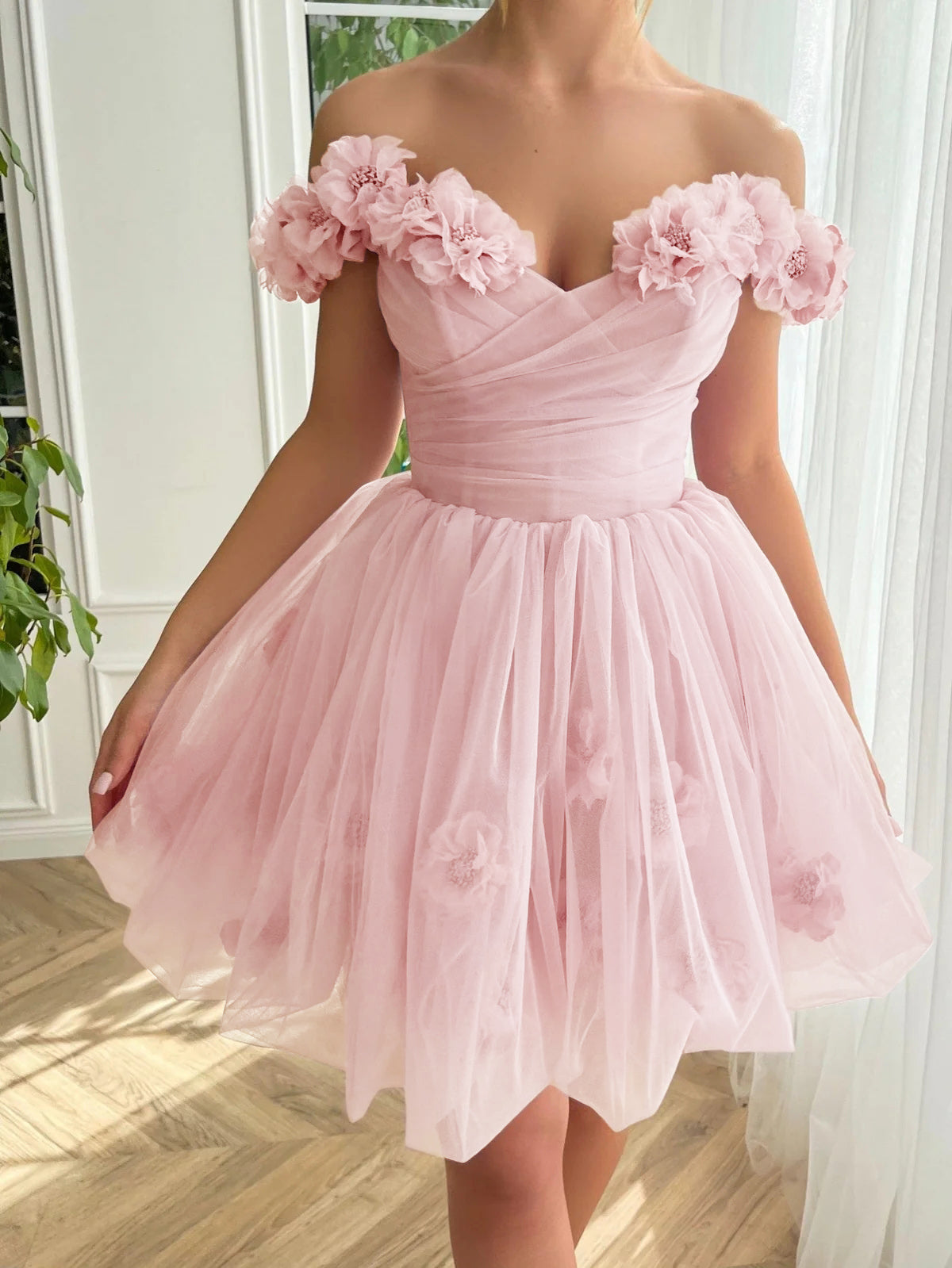 Ruby Lilac Corset Strapless Short Tulle Homecoming Dress Lilac 12