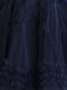 Naomi | A Line Sweetheart Puff Sleeves Short Homecoming Dress With Ruffles - KissProm