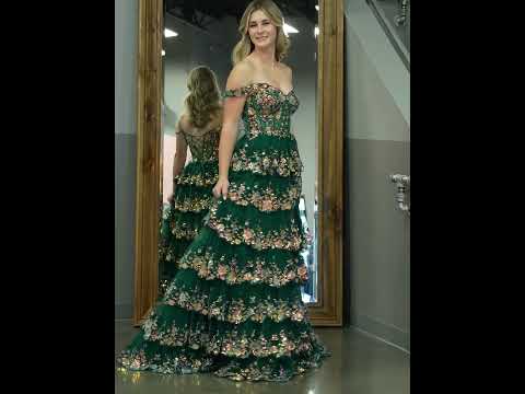 Green Princess A Line Off the Shoulder Corset Prom Dress with Lace Ruf KissDress Green Princess A Line Off the Shoulder Corset Prom Dress with Lace Ruf KissDress