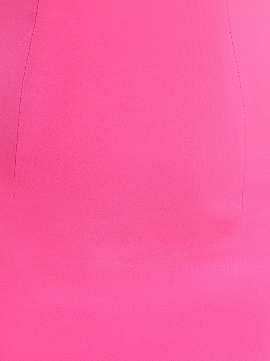 Riley | Fuchsia Strapless Fitted Short Homecoming Dress with Crystals - KissProm
