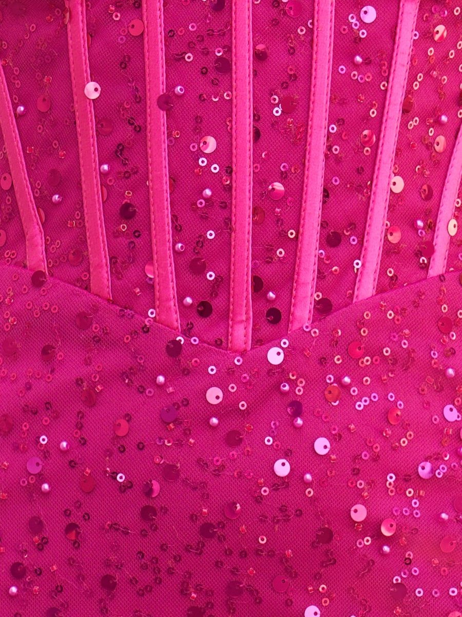 Amara |Sheath Sweetheart Neck Sequins Homecoming Dress - KissProm