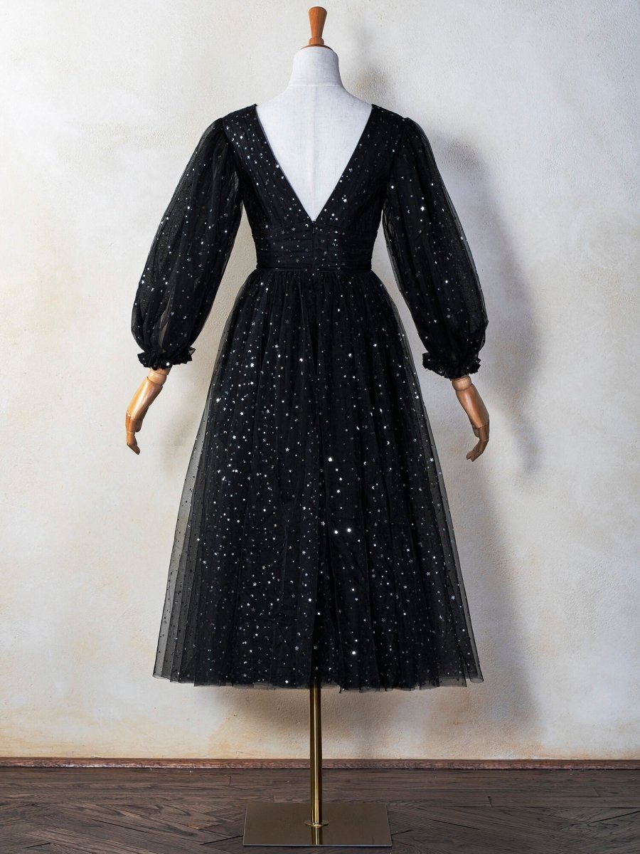 Starry Night V-Neckline Dress KissDress Starry Night V-Neckline Dress KissDress