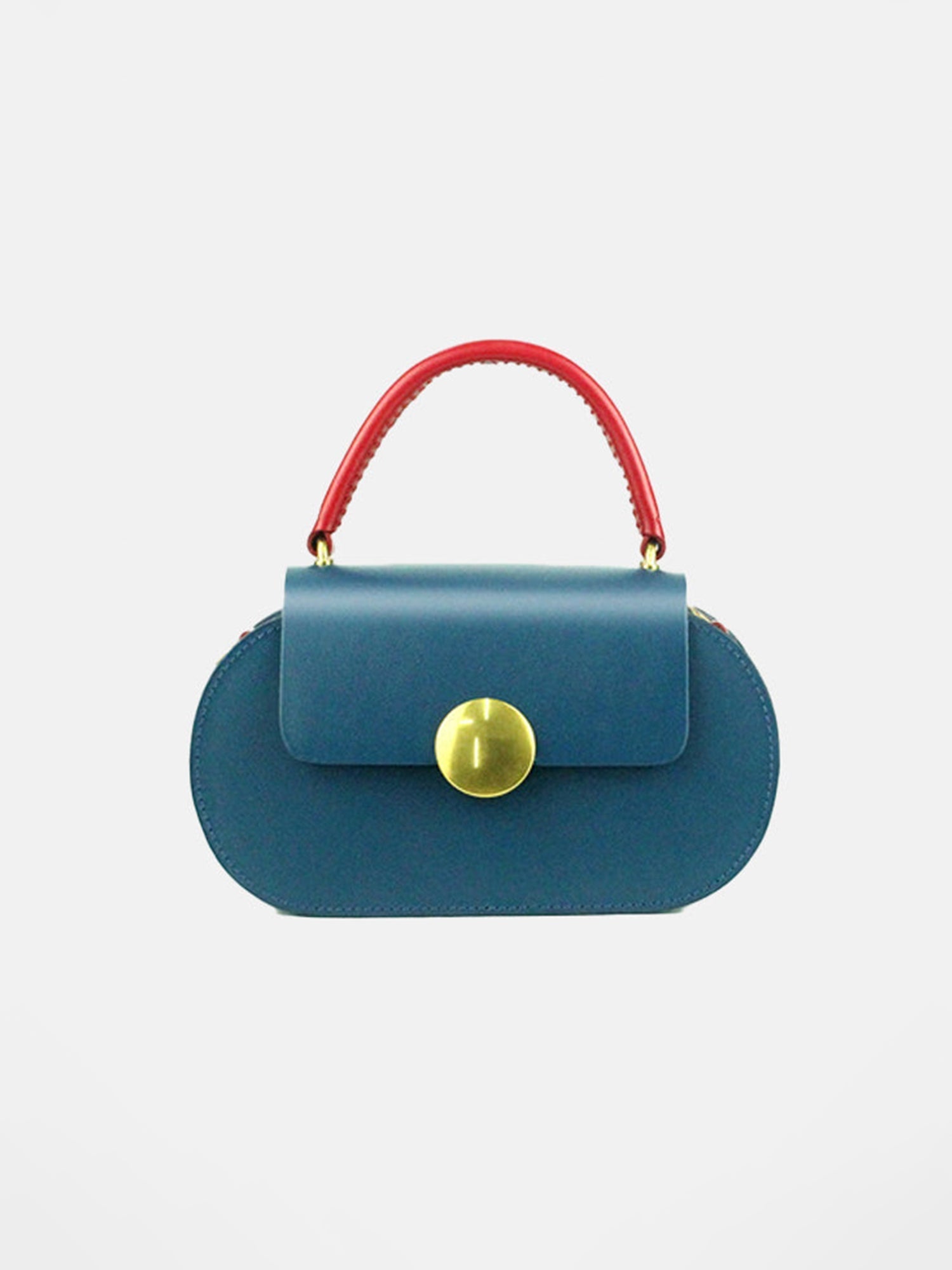 Women¡¯s Mini Flap Genuine Leather Clutch Bags with Crossbody Strap