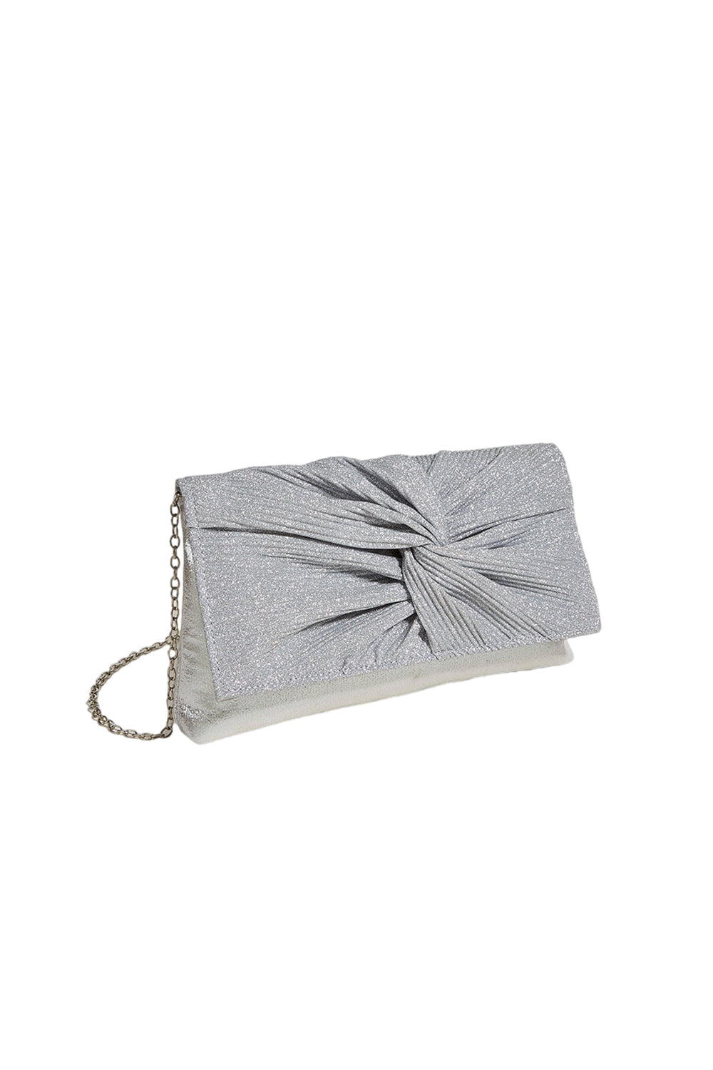 Women¡¯s Ruched Glitter Flap Evening Clutch Bags