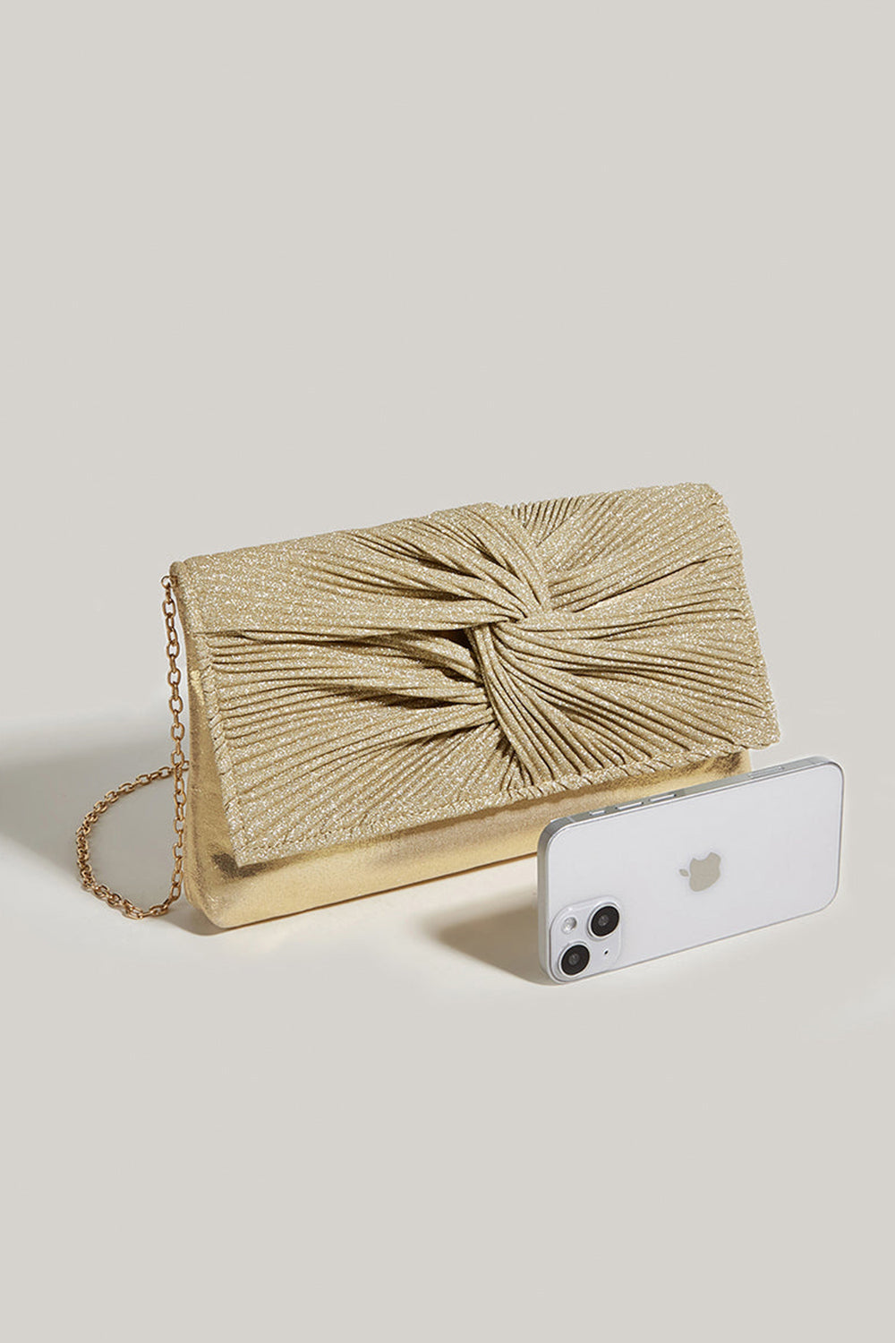 Women¡¯s Ruched Glitter Flap Evening Clutch Bags